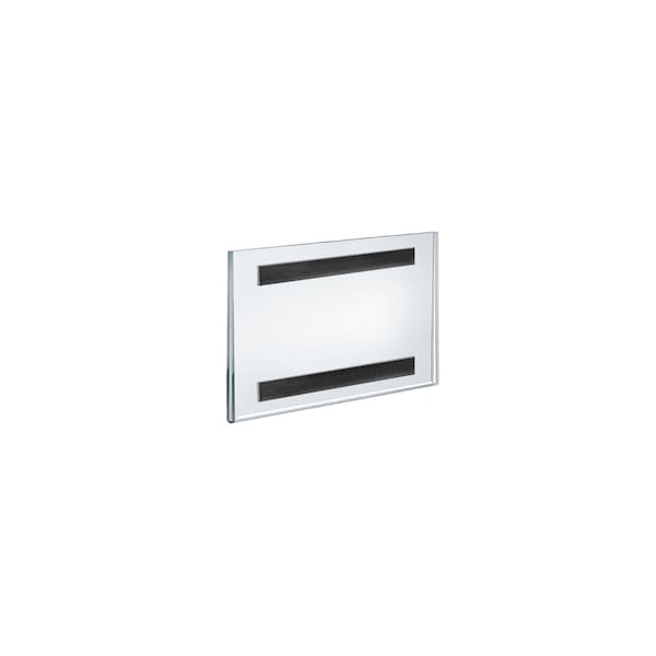 Azar Displays 6"W x 4"H Sign Holder w/ Magnetic Strips, PK10 129914 - main